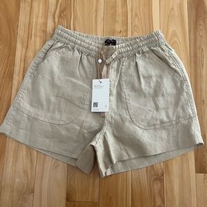 Quince linen shorts XS